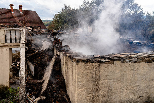 Professional Fire Damage Repair technician working in Annandale, NJ